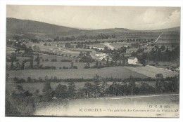 CPA - CORCIEUX, VUE GENERALE DES CASERNES ET COL DU PLAFOND - Vosges 88 - Ecrite 1914 - Cl. C. M. édit. - Corcieux