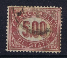 Italia: Service  1875 Sa Nr 7 Used - Dienstzegels