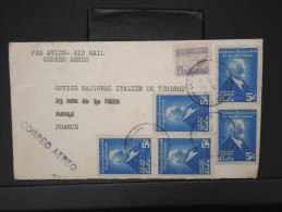 CUBA-Enveloppe De Santiago De Cuba Pour Paris En 1951  Aff Plaisant   A Voir Lot P4952 - Lettres & Documents