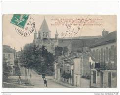 82 AUVILLAR L EGLISE SAINT PIERRE CPA BON ETAT - Auvillar