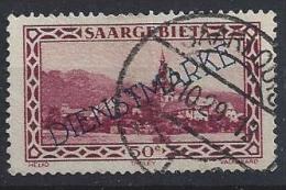 Germany (Saargebiet) 1929  Dienstmarken  (o) Mi. 28a - Officials