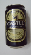 Vietnam Castle Stout 330ml Empty Beer Can / Opened By 2 Holes - Latas