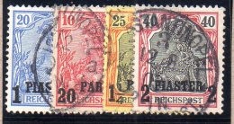 LEVANT Bx Allemands : TP N° 12 à 14  16 ° - Used Stamps