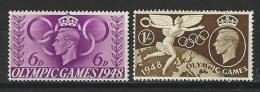 GB SG 497-98, Mi 239-40 ** MNH - Unused Stamps