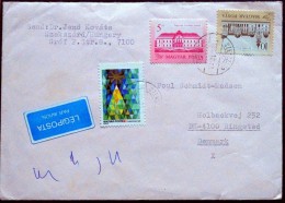 Hungary   1989   Letter To  Denmark   ( Lot 5702  ) - Lettres & Documents