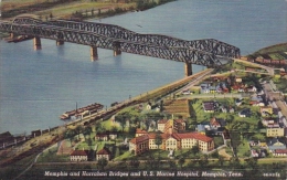 Memphis And Harraham Bridges And U S Marine Hospital Memphis Tennessee - Memphis
