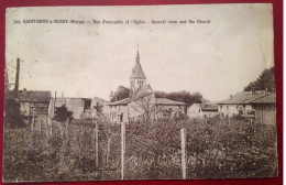 51 Marne  St SAINT REMY S SUR BUSSY Vue D'ensemble Et L'Eglise - Saint Remy En Bouzemont