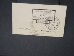 SAINT PIERRE ET MIQUELON- Port Payé De St Pierre Pour St Pierre En 1926 Sur Petite Enveloppe Carte De Visite  LOT P5087 - Cartas & Documentos