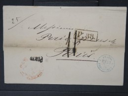 RUSSIE- Lettre ( Avec Texte) De St Petersbourg  Pour La France En 1870    A Voir  LOT P5132 - Lettres & Documents