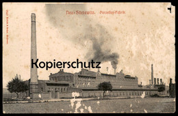 ALTE POSTKARTE NEU-SÖRNEWITZ PORZELLAN-FABRIK NEUSÖRNEWITZ COSWIG Meissen Porzellan Porcelain Factory Saxe Porcelaine AK - Coswig