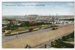 Southport, Promenade And Pier Pavilion, Valentine´s " Valesque " Series N° 87952 - Southport