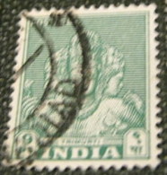 India 1949 Trimurti 9p - Used - Gebruikt