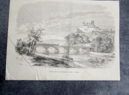 GRAVURE  CHEMIN DE FER DE TOULOUSE A CETTE BEZIERS - Ouvrages D'Art