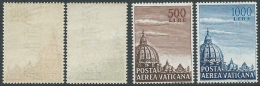 1953 VATICANO POSTA AEREA CUPOLONI FILIGRANA LETTERA MNH ** - W243-2 - Airmail