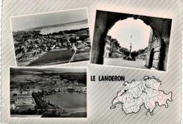 Suisse - Le Landeron  - En Avion Au-dessus De ... - Le Landeron