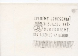 J1623 - Czechoslovakia (1945-79) Control Imprint Stamp Machine (R!): Unified Agricultural Cooperatives; Socialism In ... - Probe- Und Nachdrucke