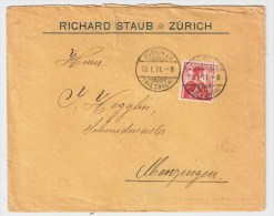 Schweiz, 1911, Perfin Zürich, Selten!  # 1279 - Perforés