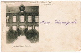 Moorslede, Pensionnat Des Soeurs De St Vincent De Paul, Jardin Et Façade D'entrée (pk20282) - Moorslede