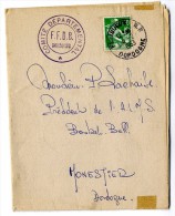 PERIGUEUX BASKET  F F B B COMITE DE LA DORDOGNE EXPERIENCE D ARBRITAGE -  ENVELOPPE LETTRE 1963 AVEC CACHET ET TIMBRE - Andere & Zonder Classificatie