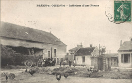 60 - PRECY-SUR-OISE - Intérieur D'une Ferme (attelage - Volaille - Pompe) - Précy-sur-Oise