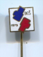 BOXING - BOX RING, BES 1973, European Championship Yugoslavia, Vintage Pin Badge, Enamel - Boxen