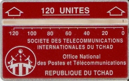 TARJETA DE TCHAD DE 120 UNITES  (611C) - Chad