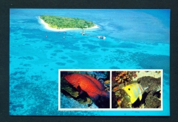 AUSTRALIA  -  Barrier Reef Island  Multi View  Prepaid Postage  Unused Postcard As Scans - Great Barrier Reef