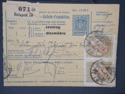 HONGRIE - Détaillons Collection De Bulletins  D Expéditions  - Colis Postaux  - A Voir - Lot N° P5434 - Pacchi Postali