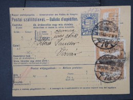 HONGRIE - Détaillons Collection De Bulletins  D Expéditions  - Colis Postaux  - A Voir - Lot N° P5437 - Parcel Post