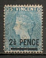 Timbres - Grande-Bretagne (ex-colonies Et Protectorats) - St Vincent - 1885-1889 - 2 1/2 Pence  - - St.Vincent (...-1979)