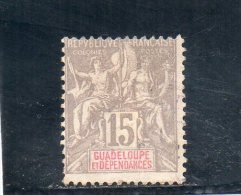 GUADELOUPE 1900-1 * - Neufs