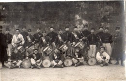 MERIGNAC CARTE PHOTO FANFARE MILITAIRE DU 123 EME  TOP RARE - Merignac