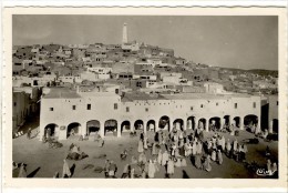 Carte Postale Ancienne Ghardaïa - Place Du Marché - Ghardaïa