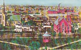 Looking West From Old Center School 1895 Aurora Illinois - Aurora (Ilinois)