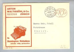 MOTIV Büro Schreibmaschine 1932-08-05 Brief Remington Frei-O - Affranchissements Mécaniques