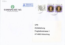 ?  2014  -  Bedarfsbeleg, Gelaufen Von St. Margrethen Nach Linz-Hörsching / AT  -   Siehe Scan  (ch 5262) - Covers & Documents