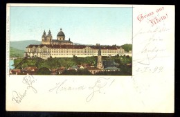 Gruss Aus Melk / Verlag Heinrich Aigner / Year 1899 / Old Postcard Circulated - Melk