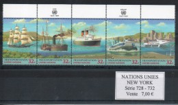 Nations Unies. New York. Transport Par Bateaux - Neufs