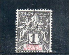 ST. PIERRE ET MIQUELON 1892 O - Used Stamps