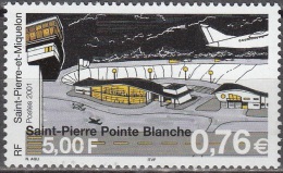 Saint-Pierre & Miquelon 2001 Yvert 753 Neuf ** Cote (2015) 3.00 Euro Saint-Pierre Aéroport Point Blanche - Neufs