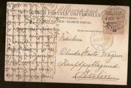 Portugal &  Bilhete Postal, Púlpito E Capela Dos Jerónimos, Lisboa, Berlin 1908 (255) - Storia Postale