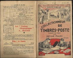 CATALOGUE . ARTHUR MAURY .  LE COLLECTIONNEUR DE TIMBRES - POSTE . N°  641 . 25 AVRIL 1941 . - Lettres & Documents