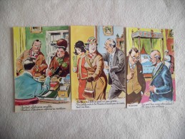 LOT DE 3 CARTES ..MEDECINE - Ordner, P.