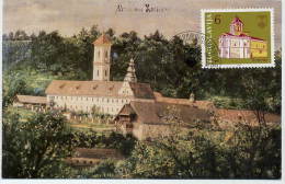 YUGOSLAVIA 1985 Hopovo Monastery 6d On Maximum Card.  Michel 2096 - Maximumkaarten