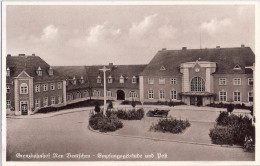 Grenz Bahnhof Neu Bentschen Zbaszynek Empfangsgebäude Post Oldtimer 21.9.1934 Bahnpost COTTBUS - NEU BENTSCHEN Zug 606 - Posen