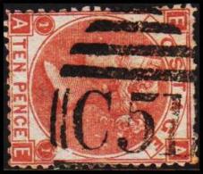 C 51. Victoria TEN PENCE. 1. (Michel: 32) - JF128346 - Danish West Indies