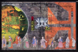 MACAU-(BLOCOS)1999, Macau Retrospectiva. (MUNDIFIL Nº1039-Bloco C/ Selo Nº 1039)  ** MNH MUNDIFIL BLOCO Nº 74 - Blocks & Sheetlets