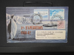 ANTARCTIQUE- Enveloppe De La 4eme Expédition Belge De 1960/62 ( Signature Présente)  P5730 - Altri & Non Classificati