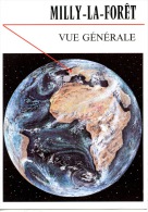 Milly La Forêt : Vue Générale - Situation Géographique Globe Terrestre Planète Terre (météosat) - Milly La Foret