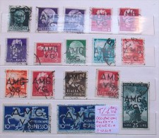 TRIESTE - A.M.G.V.G.- Lotto Usati " Serie Imperiale-serie Democratica-posta Aerea-espressi " - Revenue Stamps
